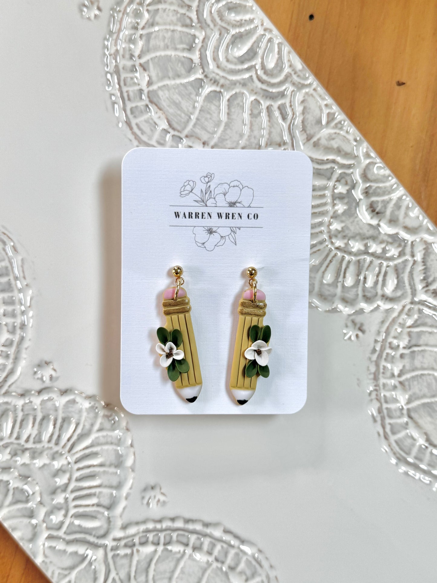 Floral pencils