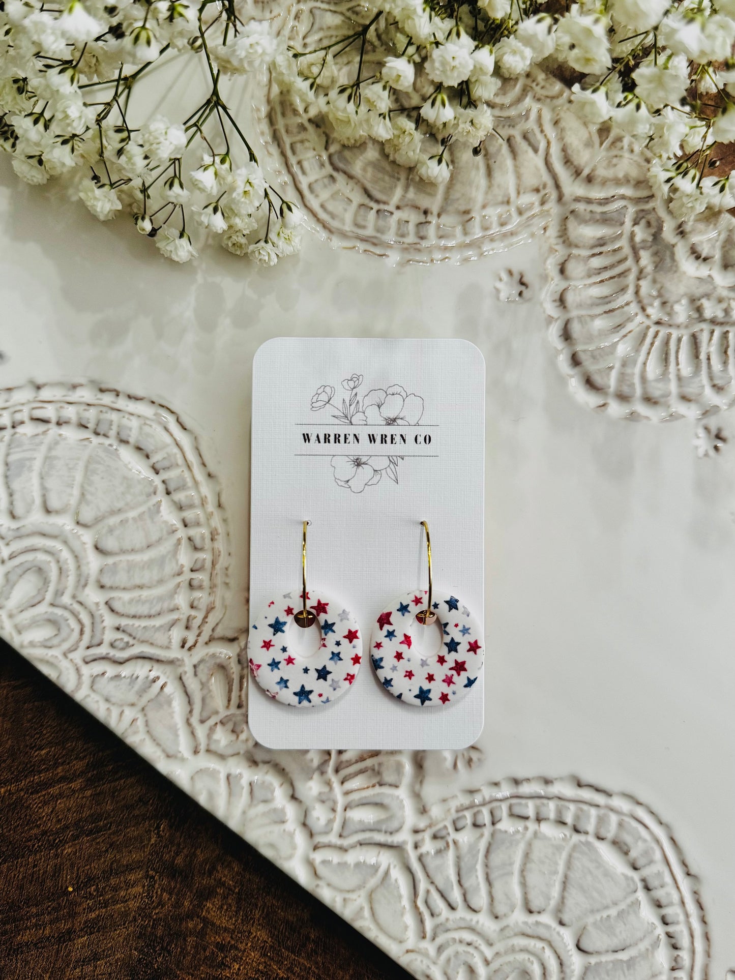 Red White + Twinkle dangles