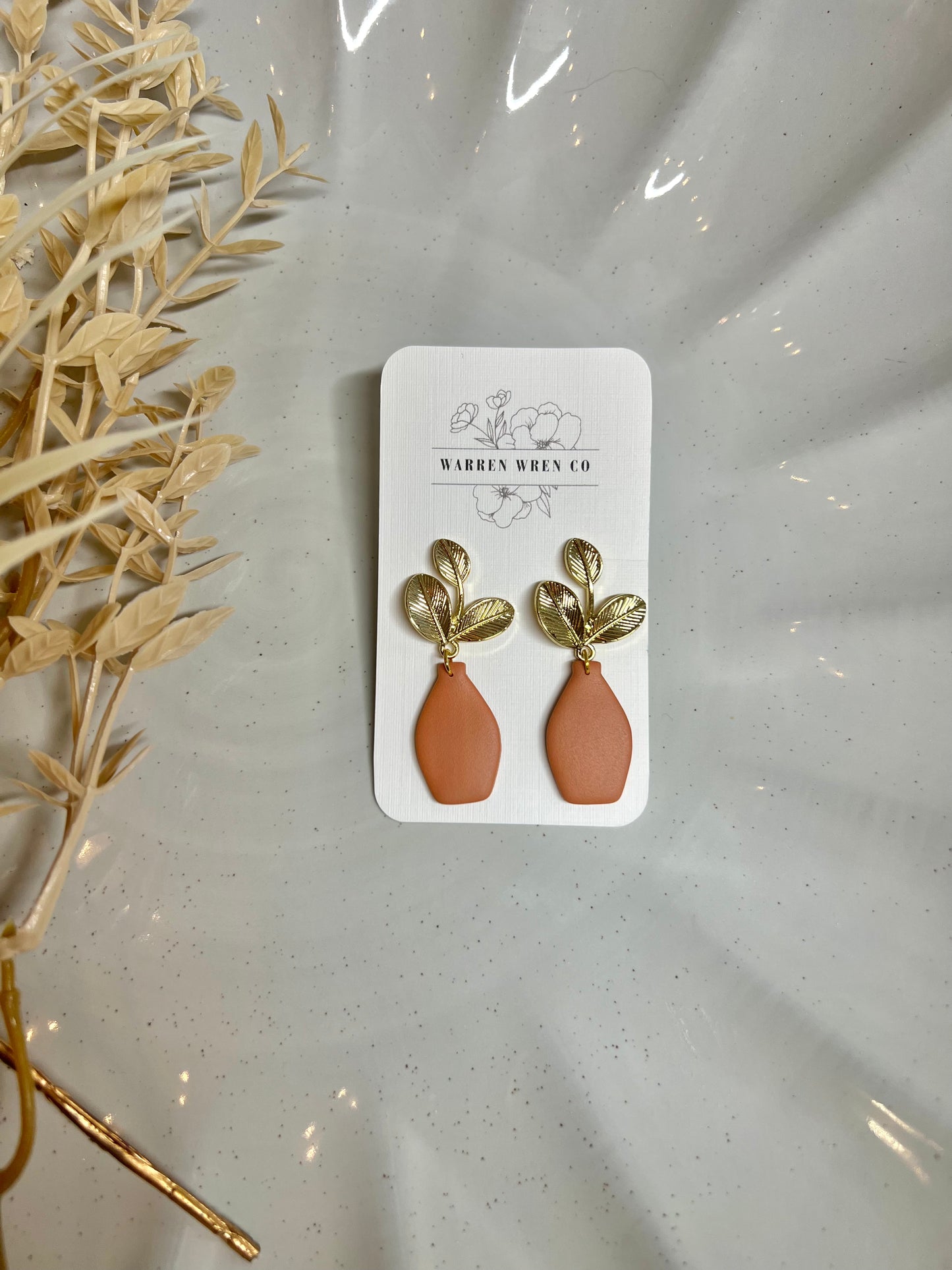 Plant + Vase Earrings
