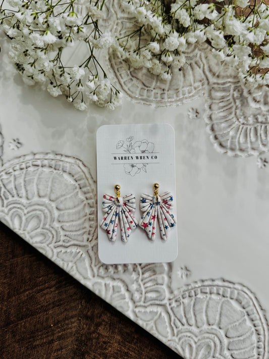 Red White + Twinkle bows
