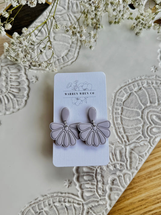 Purple flower dangle