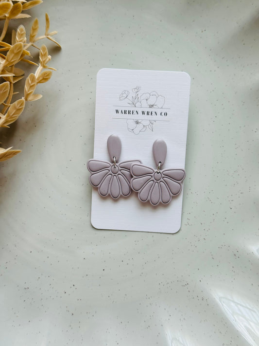 Purple Flower Dangle