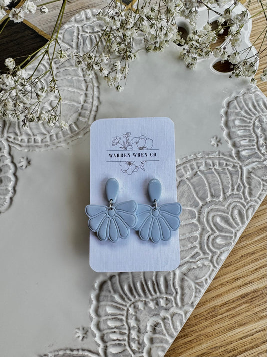 Blue flower dangle