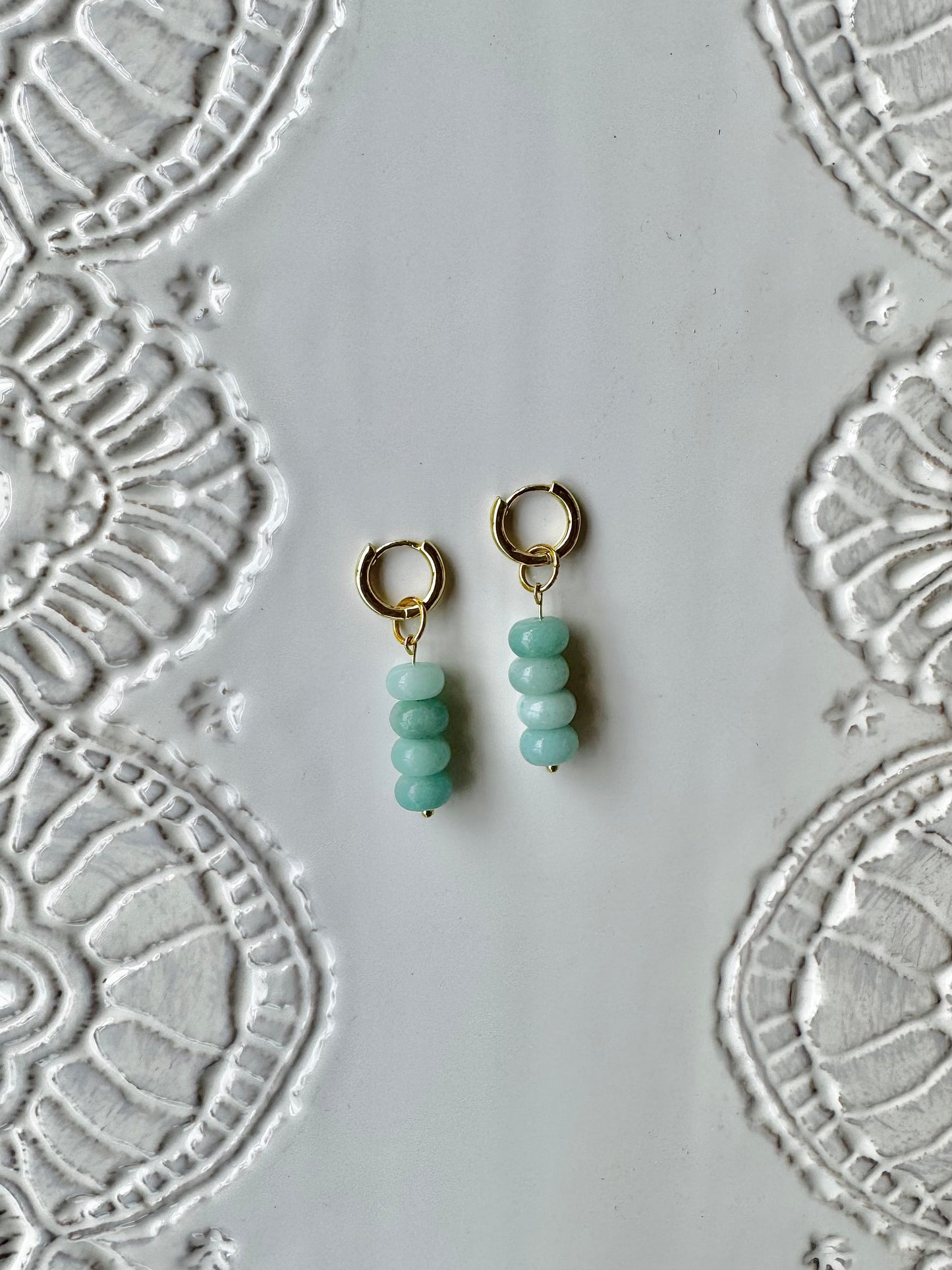 Blue gemstone charm