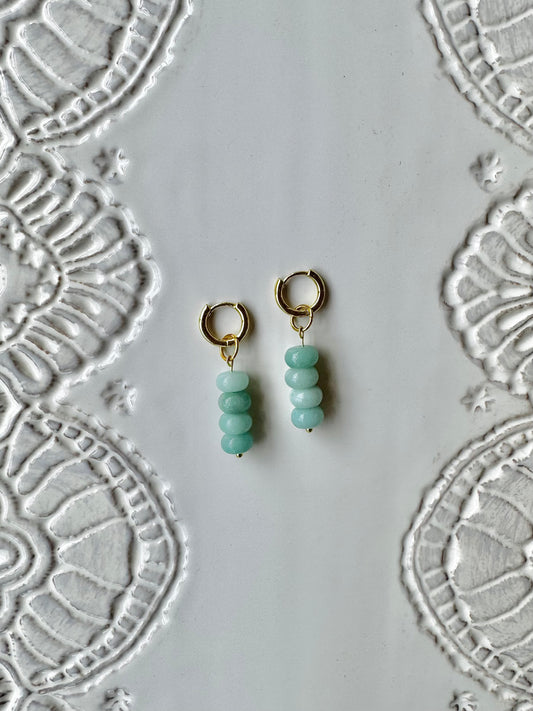 Blue gemstone charm